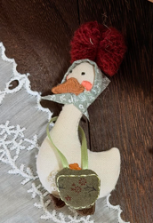 Cute Goose And Friends Stitched Fabric DIY Brooch Collection