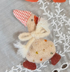 Cute Goose And Friends Stitched Fabric DIY Brooch Collection