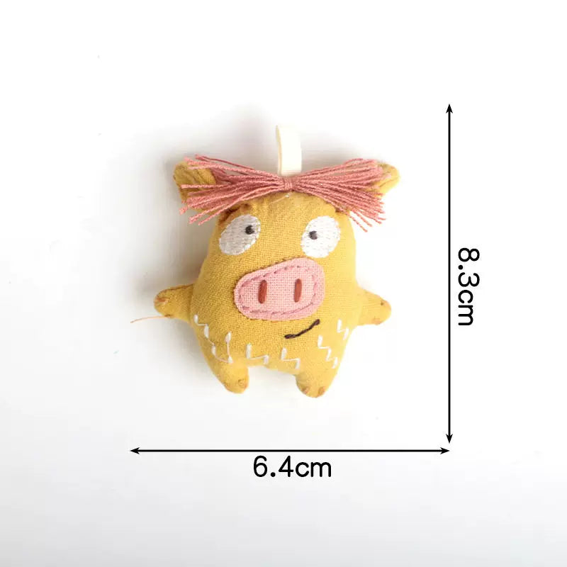 Cute Cartoon Embroidered Cloth Brooch Pin Accessory