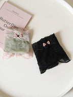 French-Inspired Vintage Panties with Lace Trim
