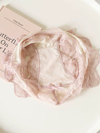 French-Inspired Vintage Panties with Bow and Lace Trim