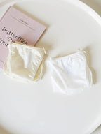 French-Inspired Vintage Panties with Double Bows and Lace Trim