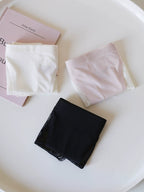 French-Inspired Vintage Low Waist Panties with Lace Trim
