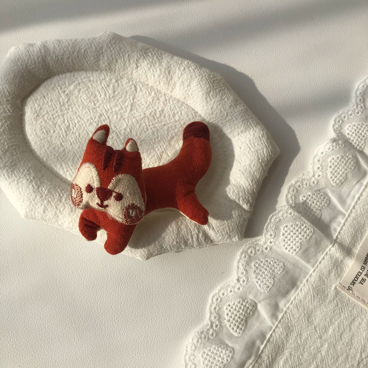 Cute Handmade Fabric Cotton Doll Brooch Pin Accessory