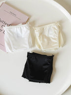 French-Inspired Vintage Panties with Double Bows and Lace Trim