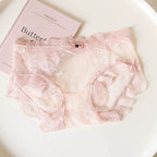 French-Inspired Vintage Panties with Lace Trim