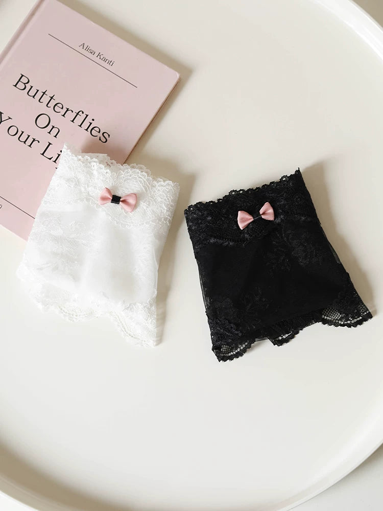 French-Inspired Vintage Panties with Lace Trim