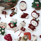 Cute Cartoon Mori Style DIY Christmas Fabric Ornament Material