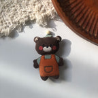 Cute Handmade Fabric Cotton Doll Brooch Pin Accessory
