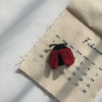 Cute Handmade Fabric Cotton Doll Brooch Pin Accessory