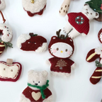 Cute Cartoon Mori Style DIY Christmas Fabric Ornament Material