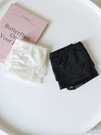 French-Inspired Vintage Panties with Bow and Floral Lace Trim