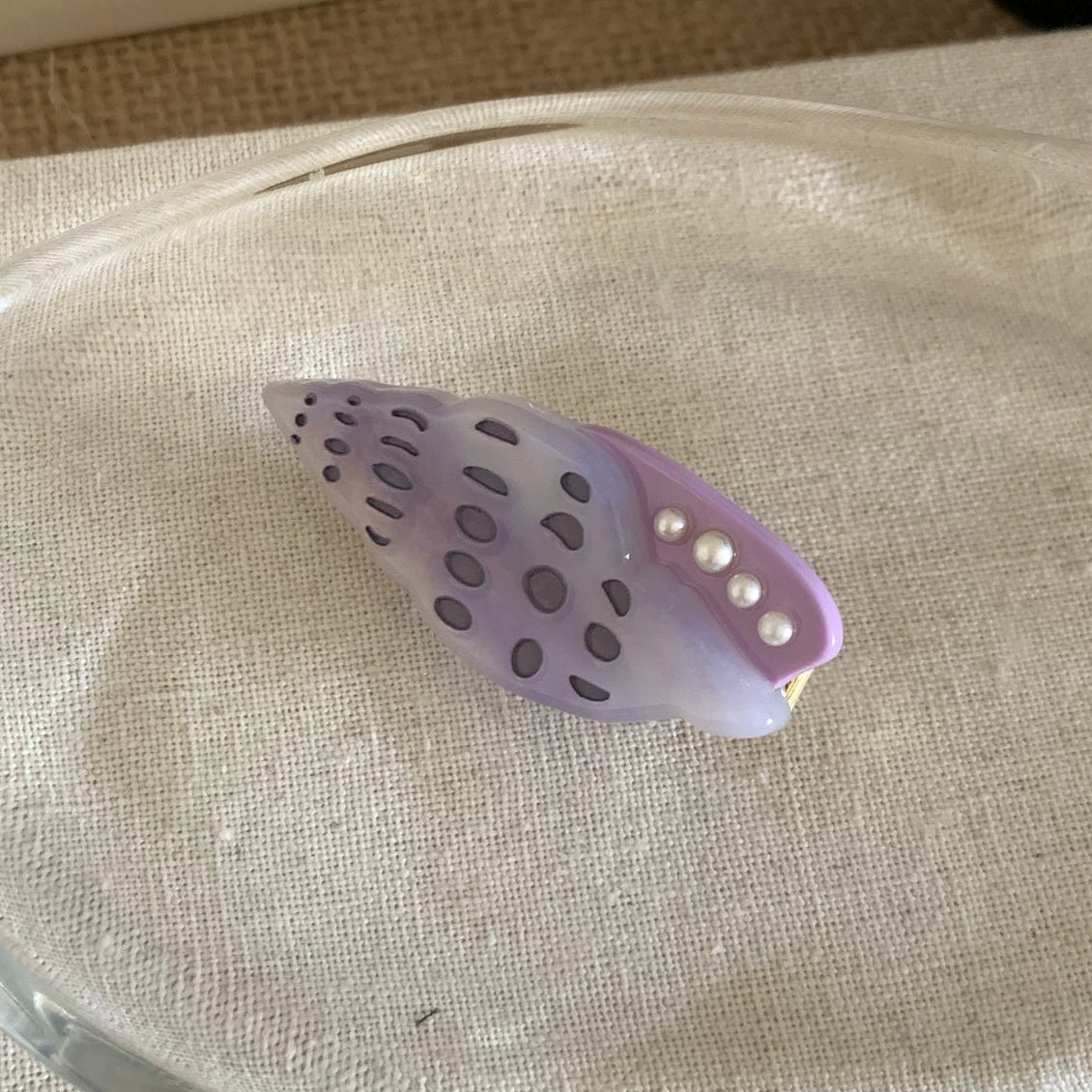 Cute Ocean Seashell Acetate Hair Clip Accessory