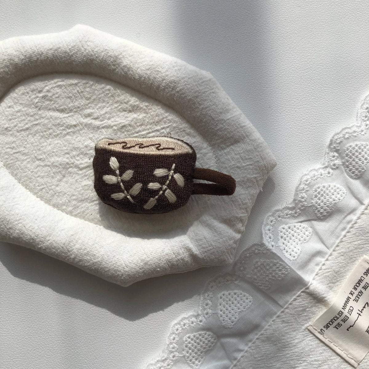 Cute Handmade Fabric Animal Plant Brooch Pin Accessory