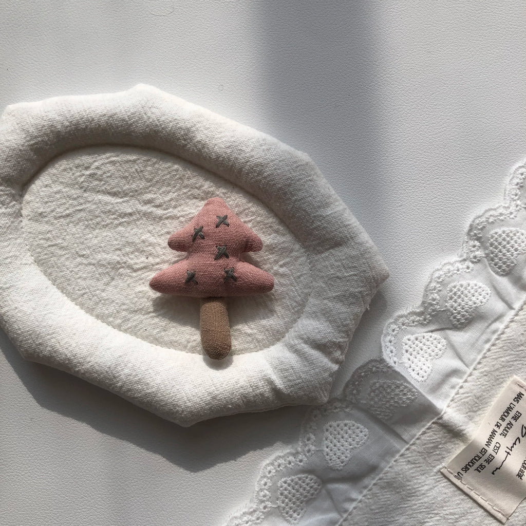Cute Handmade Fabric Cotton Doll Brooch Pin Accessory