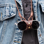 Cute Handmade Leather Eyewear Chain Accessory
