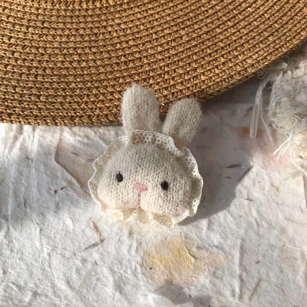 Cute Handmade Fabric Cotton Doll Brooch Pin Accessory