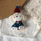 Cute Handmade Fabric Cotton Doll Brooch Pin Accessory