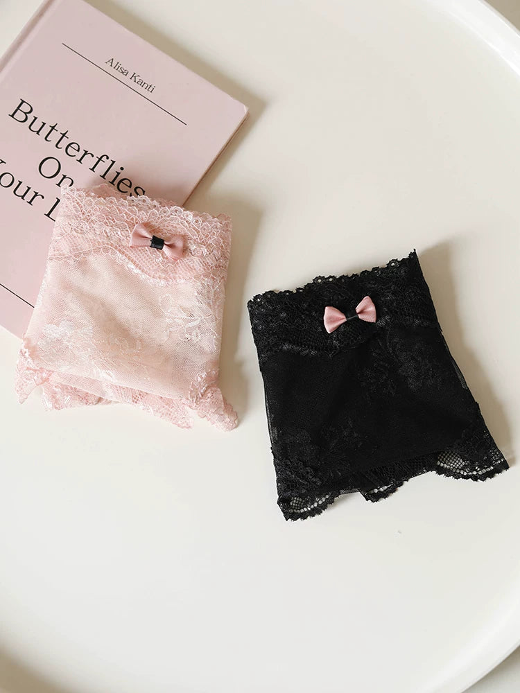 French-Inspired Vintage Panties with Lace Trim