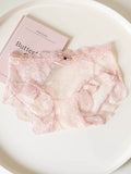 French-Inspired Vintage Panties with Lace Trim