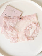 French-Inspired Vintage Panties with Lace Trim