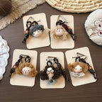 Cute Handmade Fabric Forest Mushroom Plant Bag Pendant Accessory