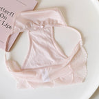 French-Inspired Vintage Panties with Lace Trim