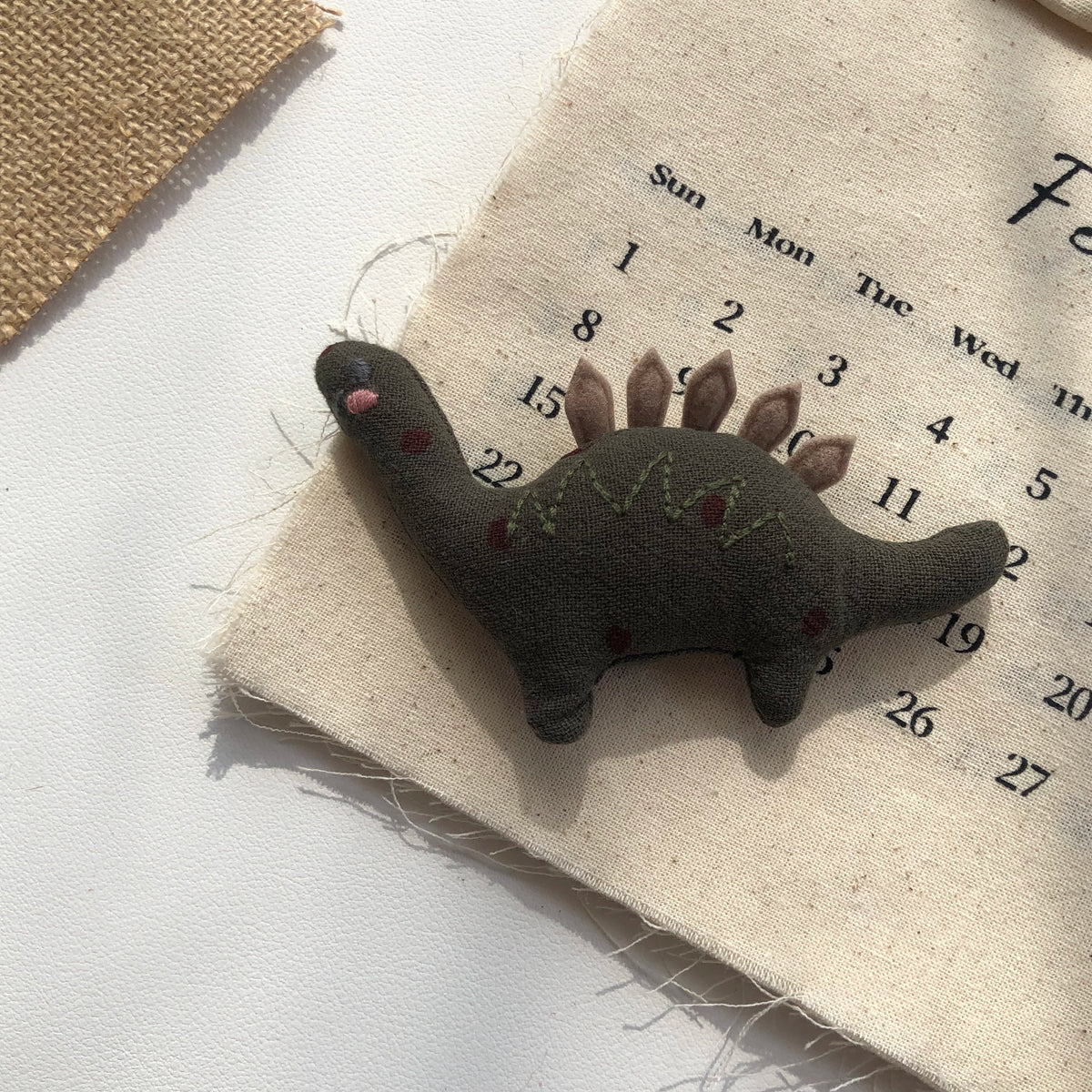 Cute Handmade Fabric Cotton Doll Brooch Pin Accessory