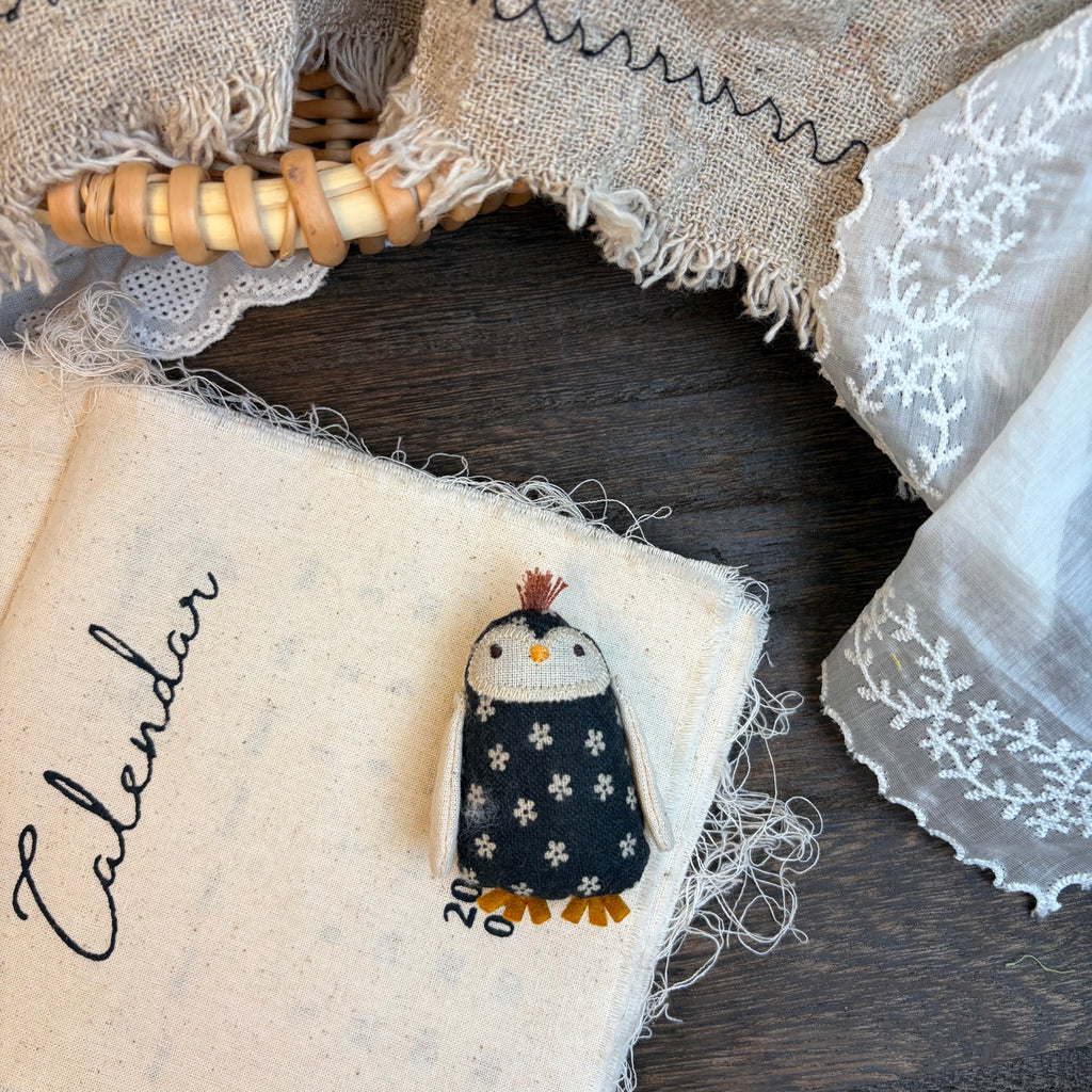 Cute Handmade Fabric Cotton Doll Brooch Pin Accessory