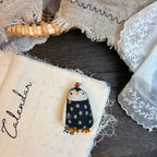Cute Handmade Fabric Cotton Doll Brooch Pin Accessory