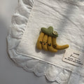 Cute Handmade Fabric Cotton Doll Brooch Pin Accessory
