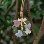 Cute Handmade Floral Wreath Bag Charm Car Pendant Accessory