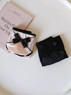 French-Inspired Vintage Mesh Panties with Bow and Lace Trim