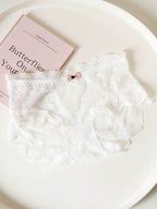 French-Inspired Vintage Panties with Lace Trim