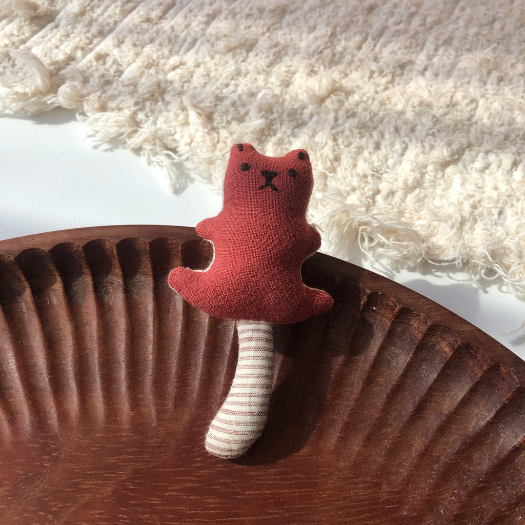 Cute Handmade Fabric Cotton Doll Brooch Pin Accessory