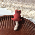 Cute Handmade Fabric Cotton Doll Brooch Pin Accessory