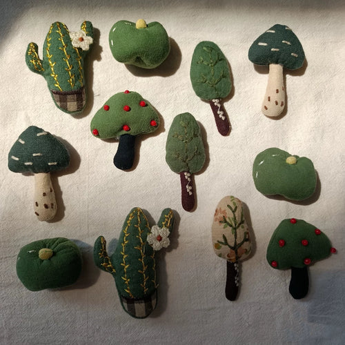 Cute Handmade Cloth Brooch Pin Accessory