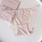 French-Inspired Vintage Panties with Lace Trim