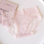 French-Inspired Vintage Sexy Panties with Lace Trim