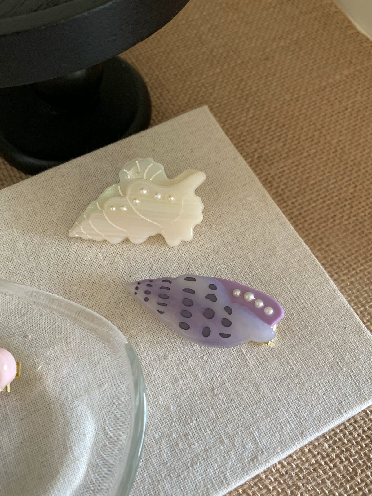 Cute Ocean Seashell Acetate Hair Clip Accessory