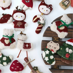 Cute Cartoon Mori Style DIY Christmas Fabric Ornament Material