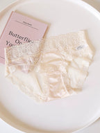 French-Inspired Vintage Sexy Panties with Lace Trim