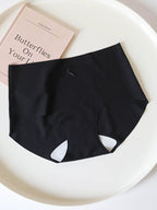 French-Inspired Vintage Panties with Simple Bow and Cotton Crotch