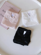 Breathable Floral Lace Low-Rise Panties with Cotton Crotch