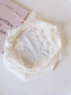 Sweet Mesh Panties with Bow Detail and Lace Trim