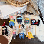 Cute Handmade Fabric Cotton Doll Brooch Pin Accessory