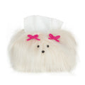 Cartoon Puppy Desktop Tissue Box Resin Organizer