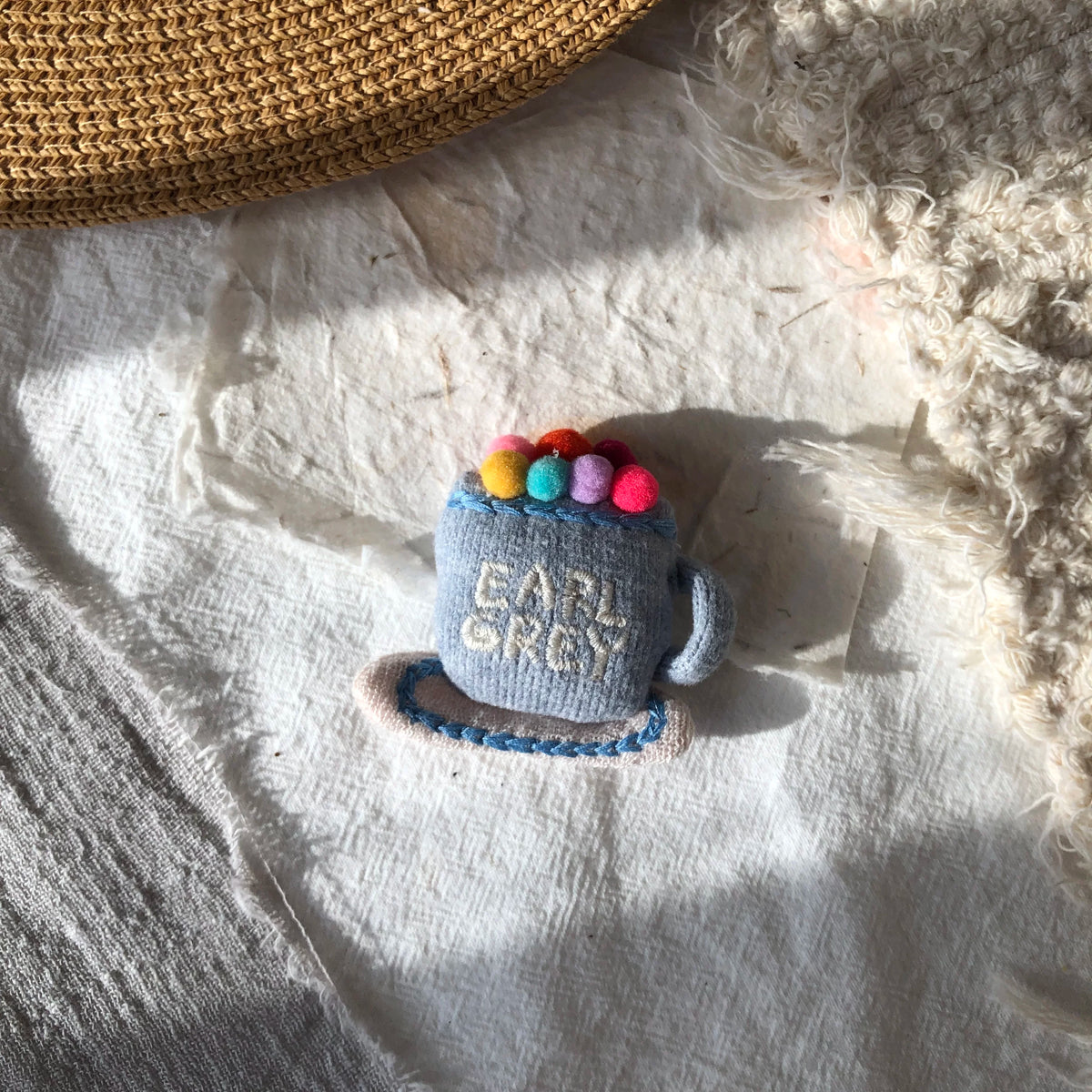 Cute Handmade Fabric Cotton Doll Brooch Pin Accessory
