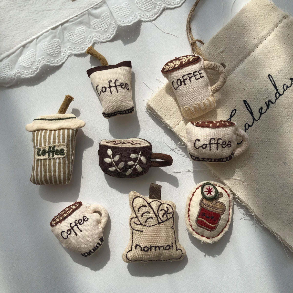 Cute Handmade Fabric Animal Plant Brooch Pin Accessory
