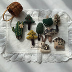 Cute Handmade Fabric Cotton Doll Brooch Pin Accessory